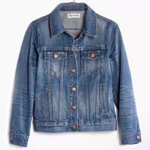 NWT Madewell The Jean Jacket in Pinter Wash